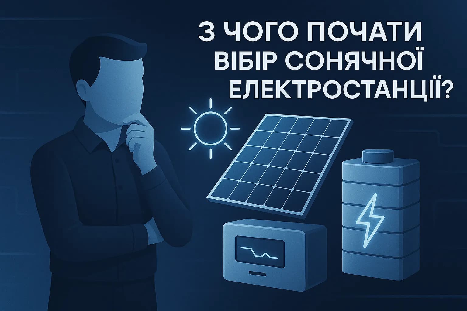 З чого почати вибір сонячної станції?