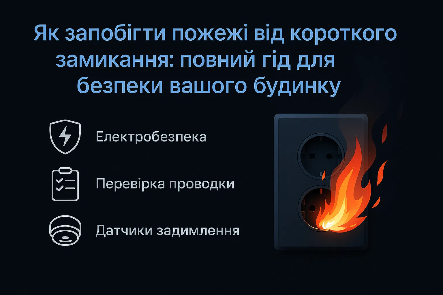 🔥 Як запобігти пожежі від короткого замикання: повний гід для безпеки вашого будинку.